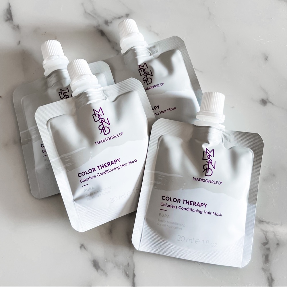 4 Pura Color Therapy Minis: Deep Conditioning Hair Mask (4 total)